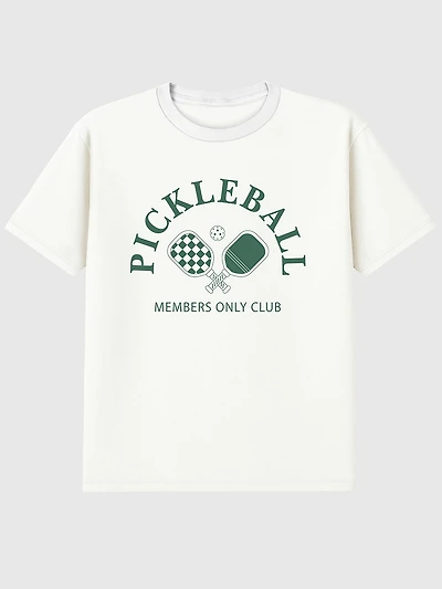 Pickleball Members Only Graphic T-Shirt
