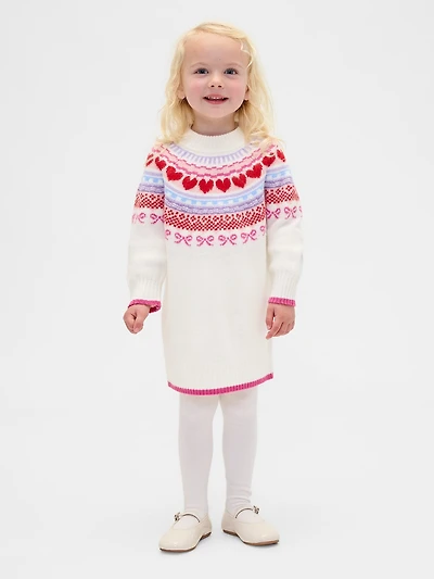 Baby & Toddler Fair Isle Sweater Dress