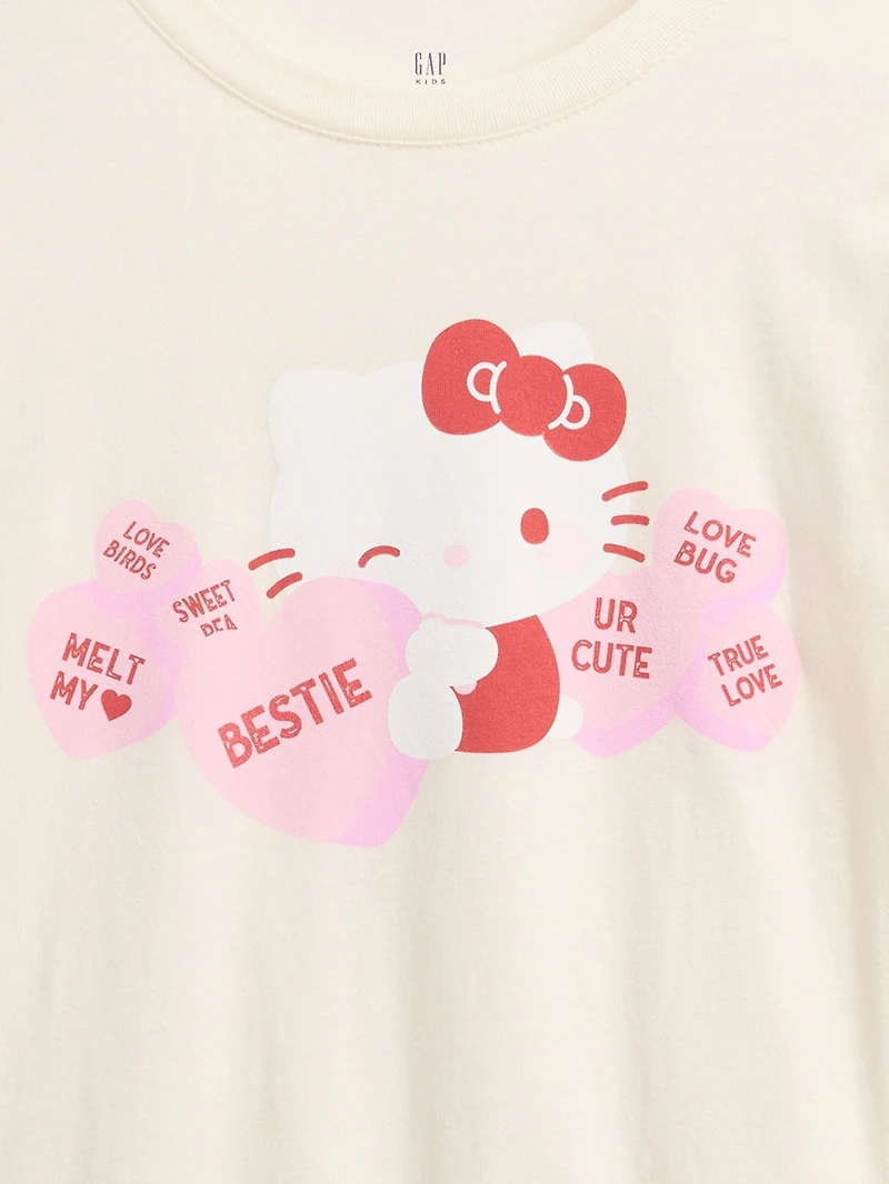 Kids Hello Kitty Oversized Graphic T-Shirt
