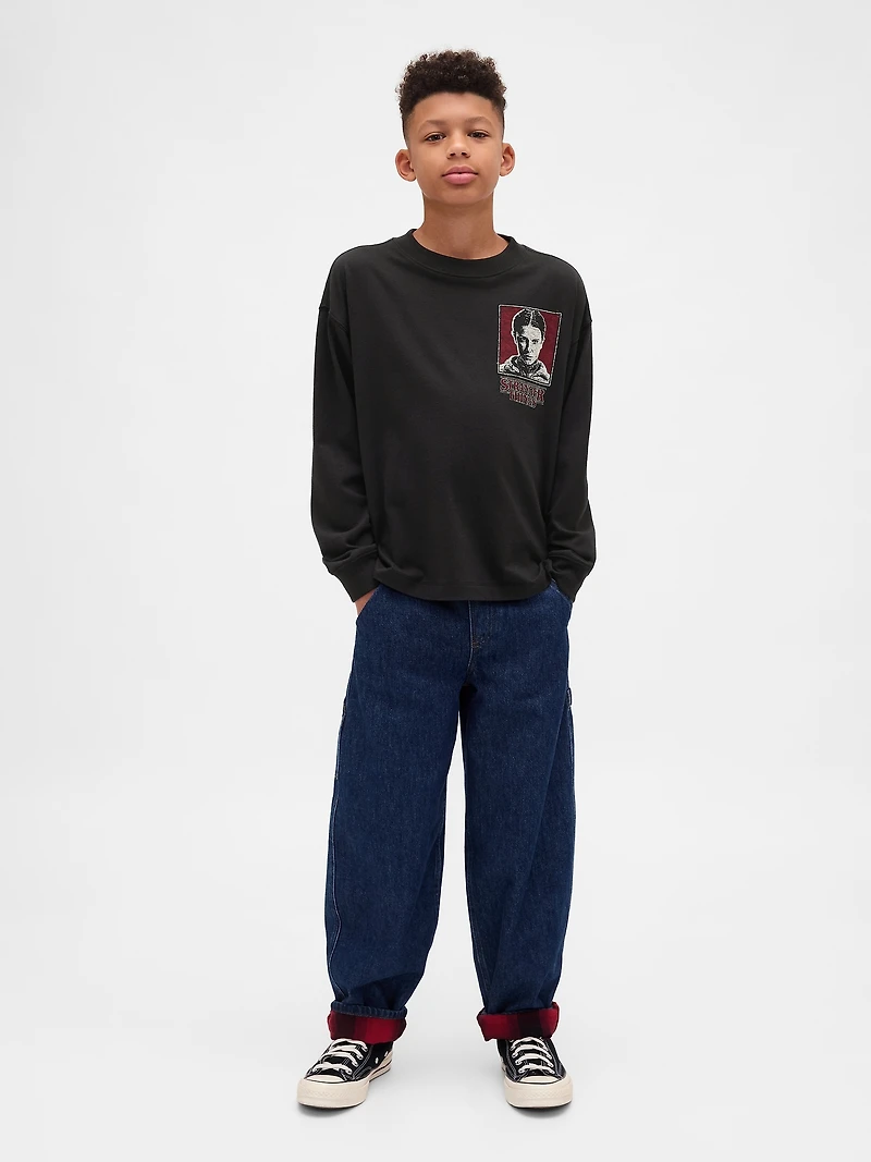 Stranger Things Kids Graphic T-Shirt