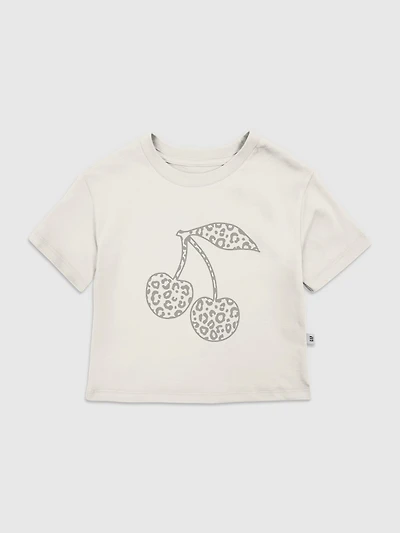 Toddler Leopard Cherries Graphic T-Shirt