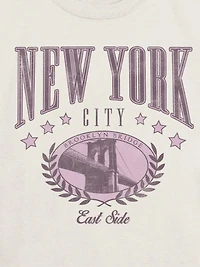 Kids New York College Graphic T-Shirt