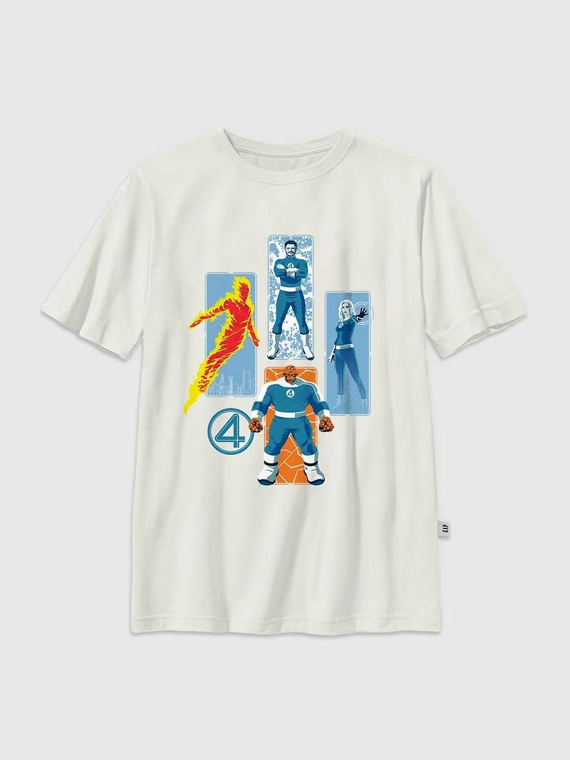 Kids Fantastic Four Family Graphic T-Shirt