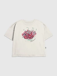 Kids Painted Cherries Graphic T-Shirt