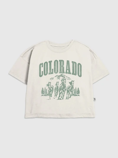Kids Colorado Horses Graphic T-Shirt