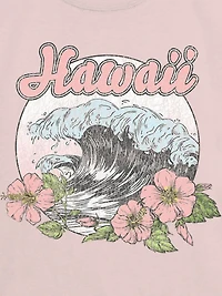 Kids Hawaii Floral Graphic T-Shirt