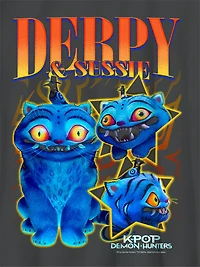 Kids K-Pop Demon Hunters Derpy y2k Graphic T-Shirt