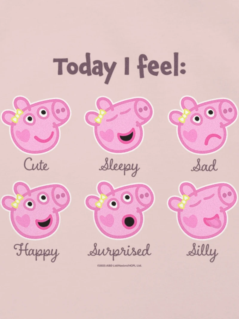 Toddler Peppa Pig Moods Graphic T-Shirt