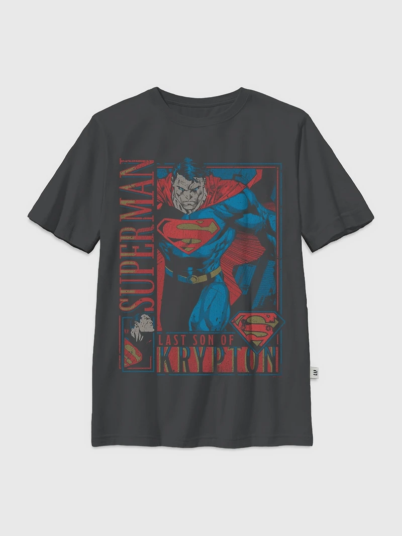 Kids Superman Retro Graphic T-Shirt