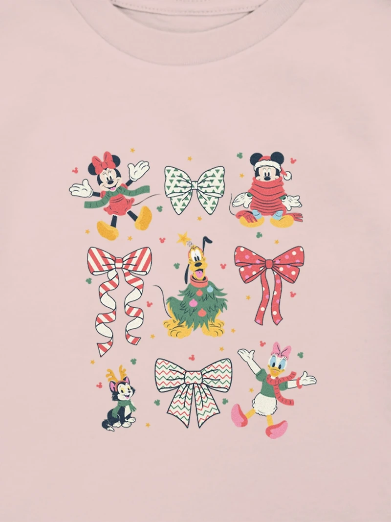 Toddler Mickey And Friends Holiday Bows Graphic T-Shirt