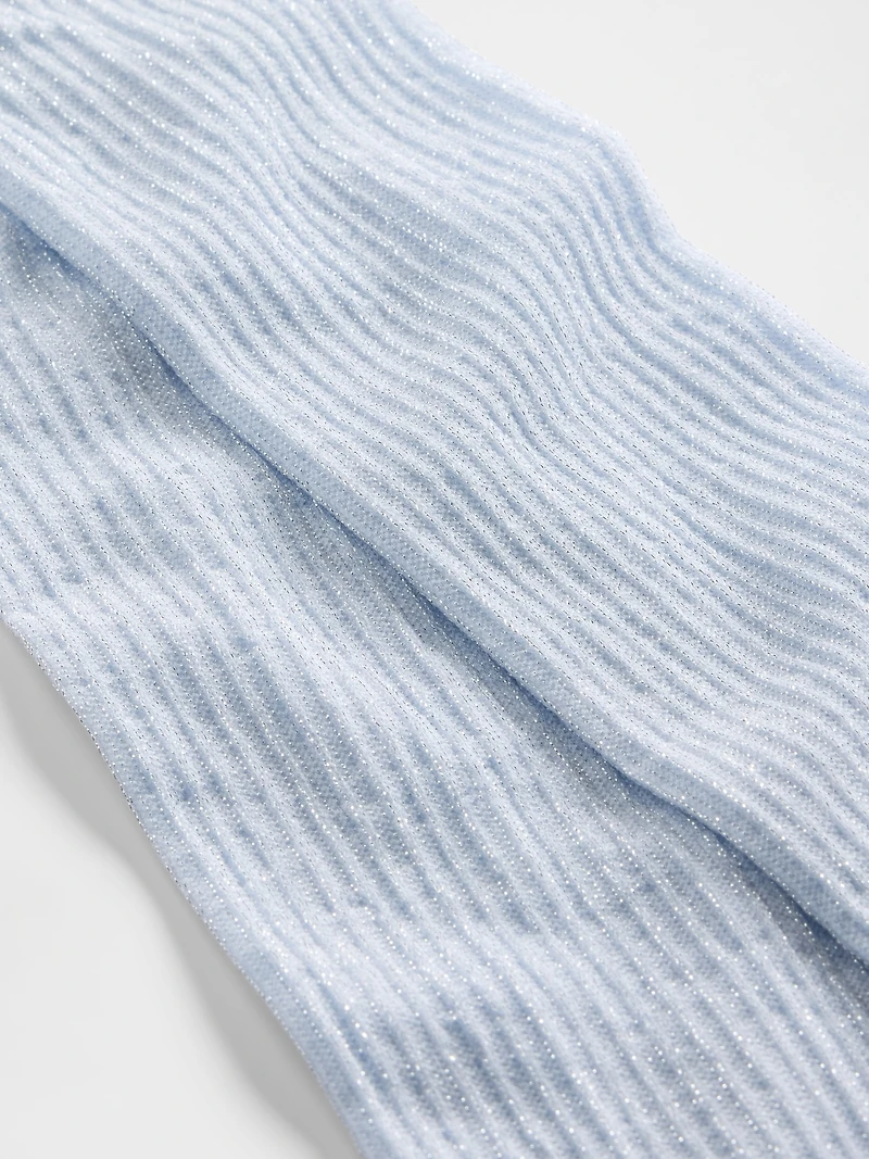 Kids Glitter Rib Tights