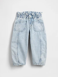 Baby & Toddler Denim Stripe Horseshoe Jeans