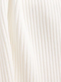 Rib Sweater Crop Tank Top