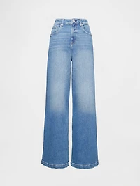 Extra High Rise Stride Wide-Leg Jeans