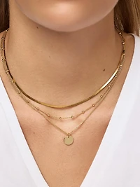 Ana Luisa Willow Coin Necklace Set