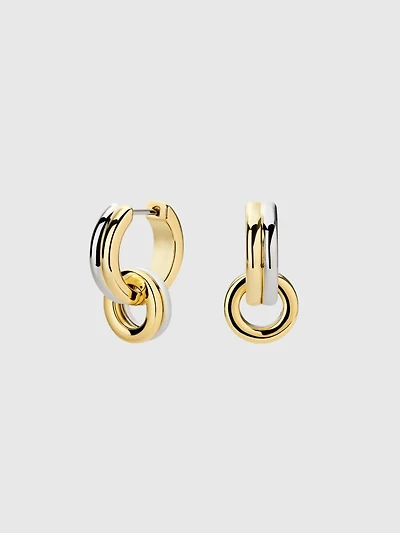 Ana Luisa Asher Drop Huggie Earrings