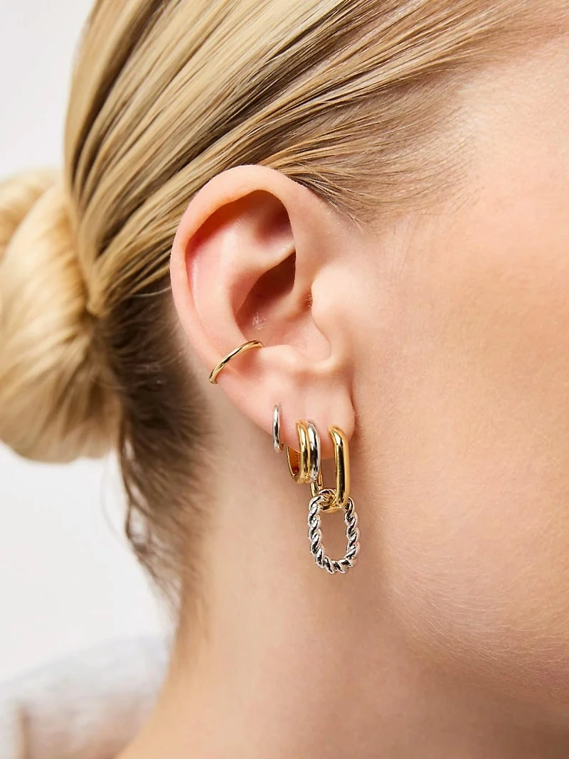 Ana Luisa Asher Huggie Hoop Earrings