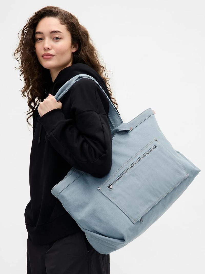 Gap × BÉIS Denim Travel Tote