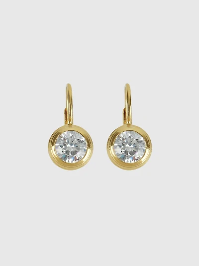 HART Bezel Drop Earrings