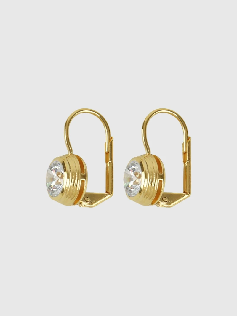 HART Bezel Drop Earrings