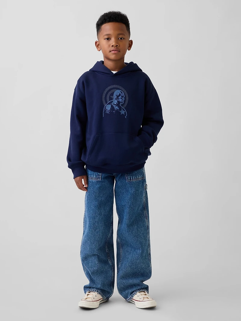 Kids Marvel VintageSoft Relaxed Hoodie