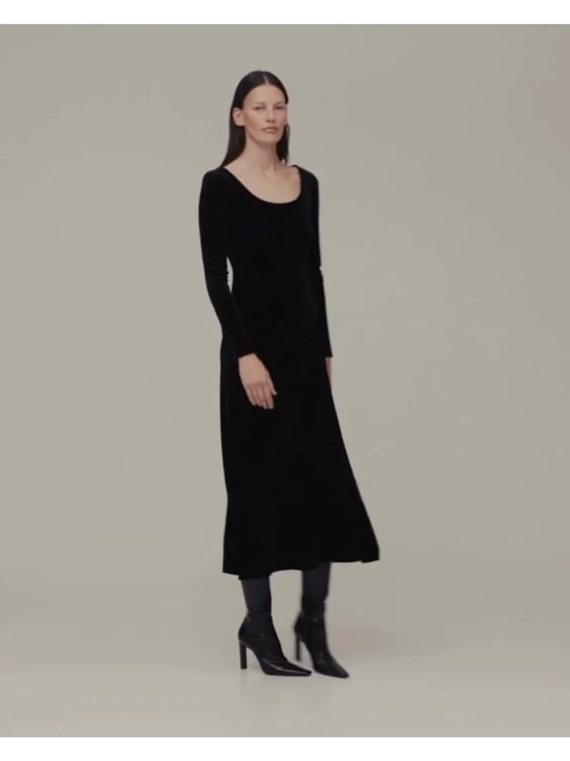 GapStudio Velvet Midi Dress