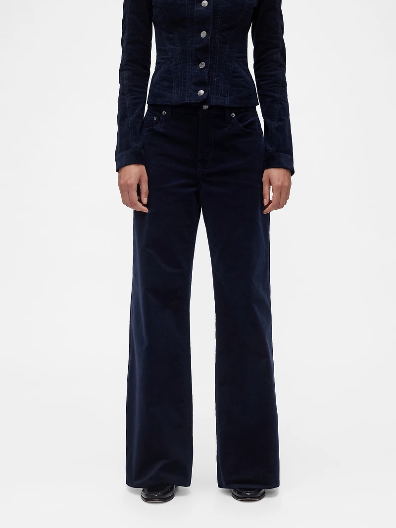 GapStudio Low Rise Corduroy Wide-Leg Pants