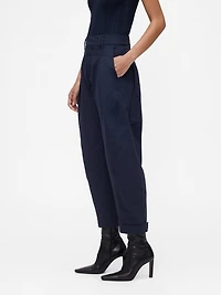GapStudio High Rise Barrel Trousers
