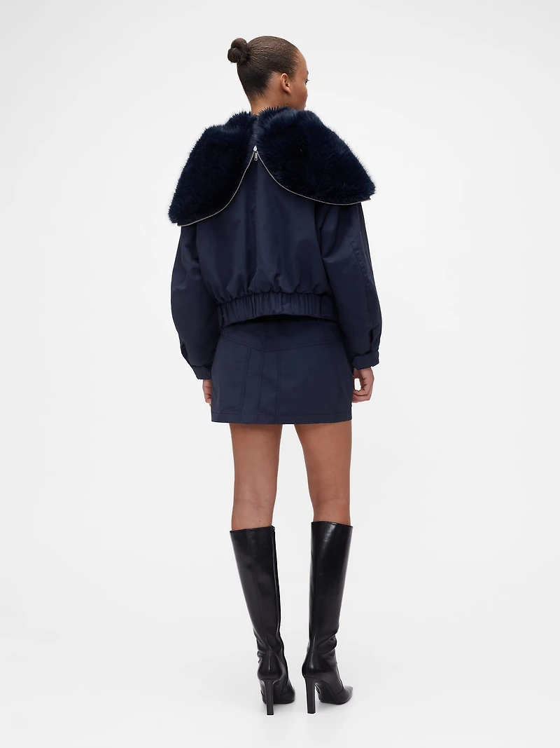 GapStudio Belted Mini Skirt