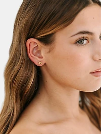 Pierced Co Classic Rainbow Screwback Earrings