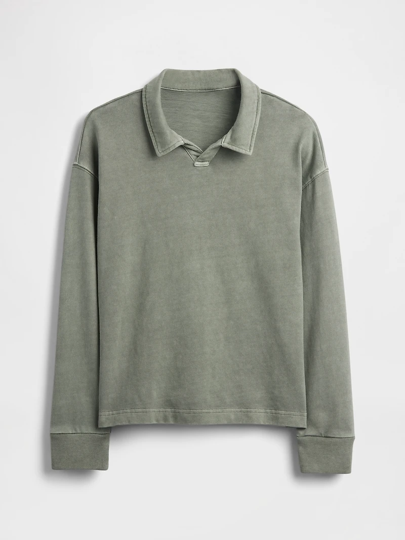 Kids Relaxed Washed Polo Shirt