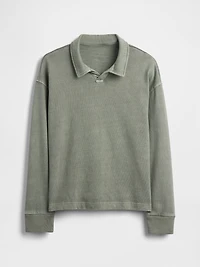Kids Relaxed Washed Polo Shirt