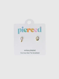 Pierced Co Birthday Party Screwback Earrings