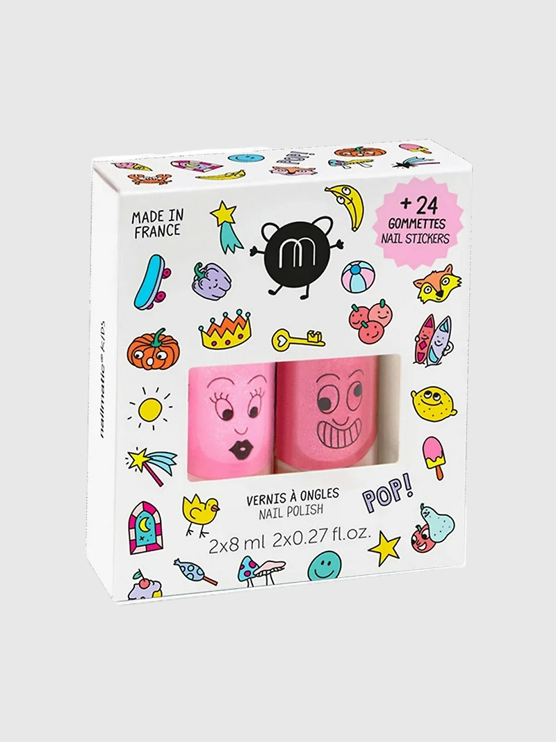 Nailmatic Nailpolish and Nail Sticker Pop Set
