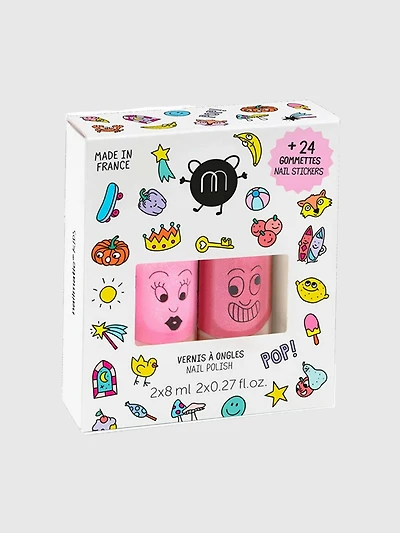 Nailmatic Nailpolish and Nail Sticker Pop Set