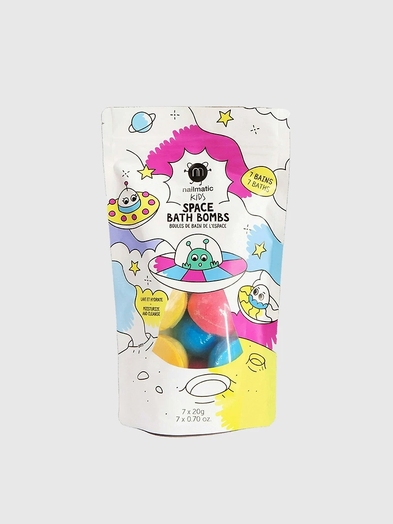 Nailmatic Bath Bomb Space Set