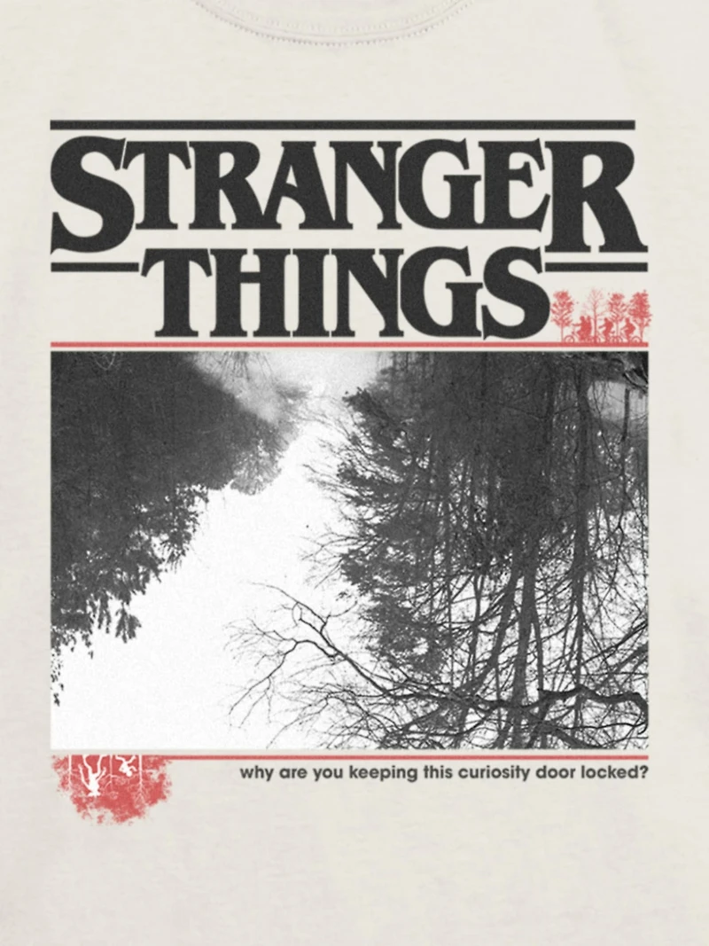 Kids Stranger Things Upside Down Graphic T-Shirt