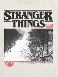 Kids Stranger Things Upside Down Graphic T-Shirt