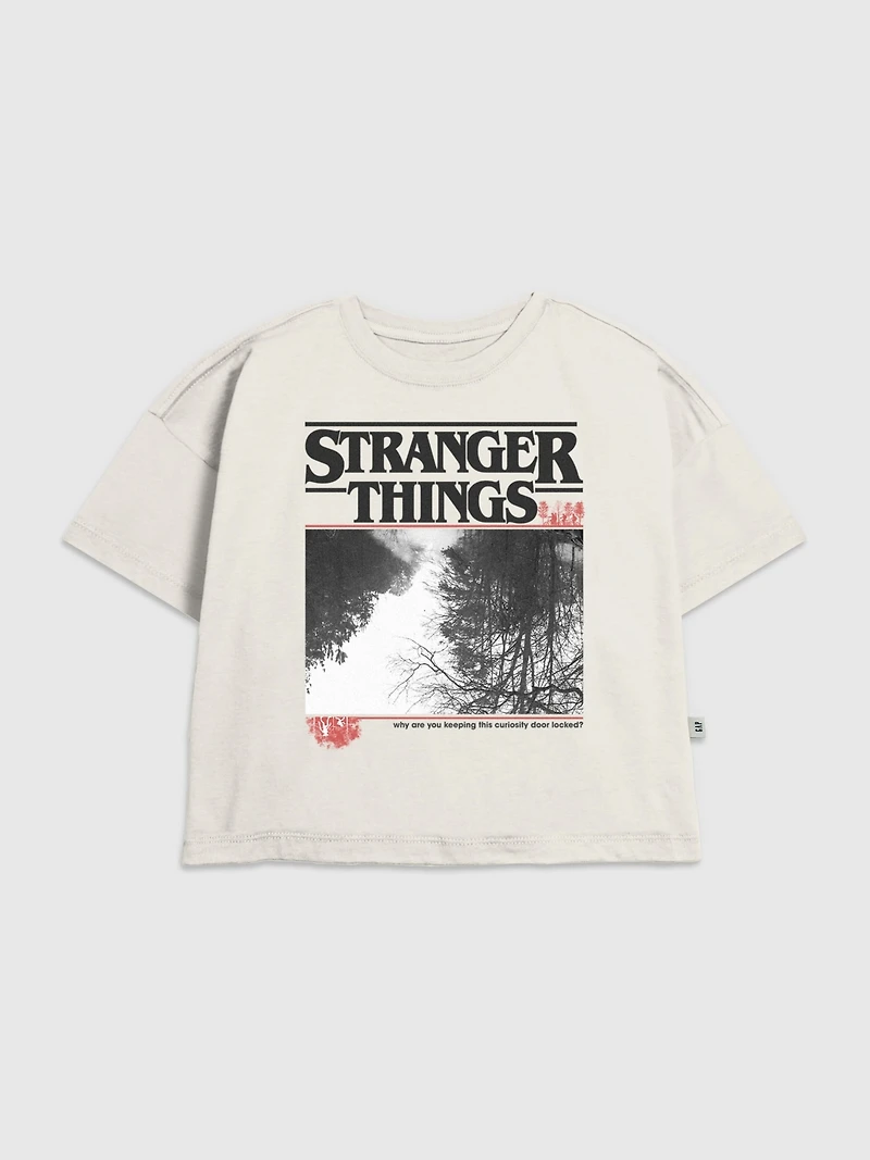 Kids Stranger Things Upside Down Graphic T-Shirt