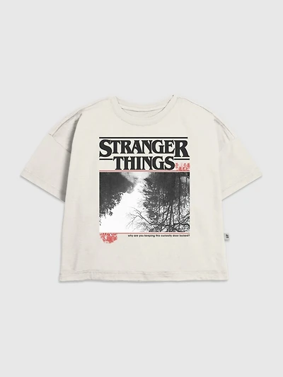 Kids Stranger Things Upside Down Graphic T-Shirt