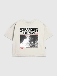 Kids Stranger Things Upside Down Graphic T-Shirt