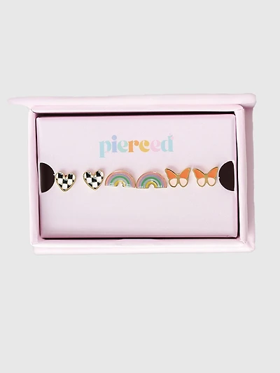 Pierced Co Bestseller Screwback Earring Set