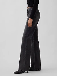 Mid Rise Relaxed Flare Jeans