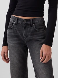 Mid Rise Relaxed Flare Jeans