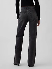 Mid Rise Relaxed Flare Jeans