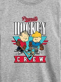 Toddler Peanuts Hockey Crew Long Sleeve Tee
