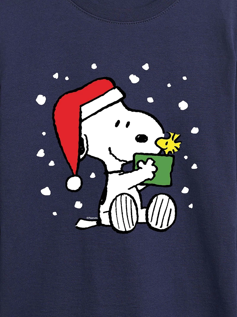 Toddler Peanuts Snoopy Woodstock Present Long Sleeve Tee