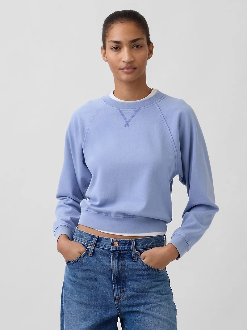 French Terry Raglan Sweatshirt