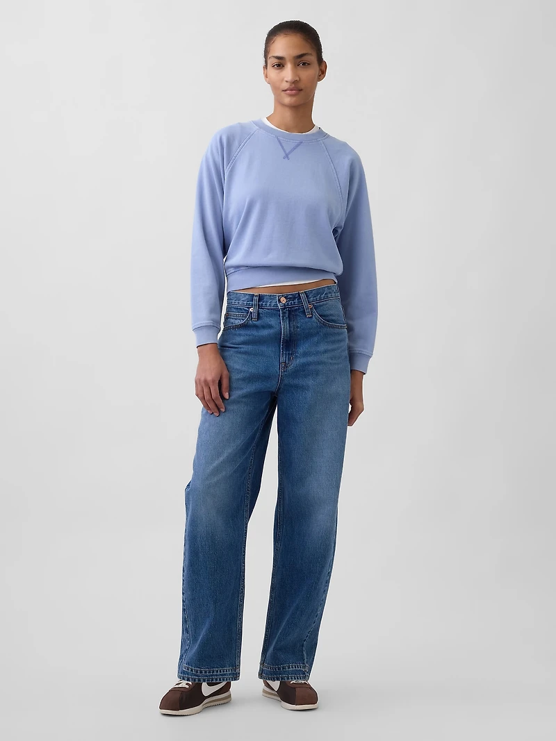 French Terry Raglan Sweatshirt