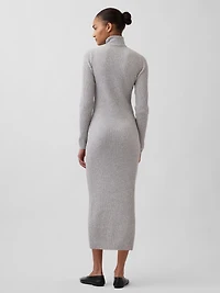 CashSoft Turtleneck Maxi Sweater Dress